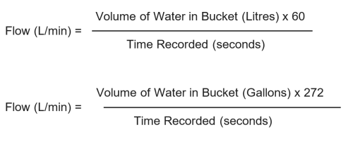 Blake Hydram Pump Flow Calculations